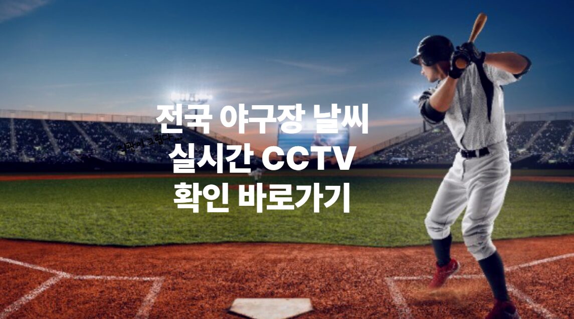 야구장날씨실시간CCTV확인방법