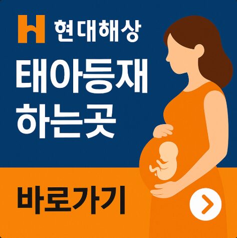 현대해상태아보험태아등재방법